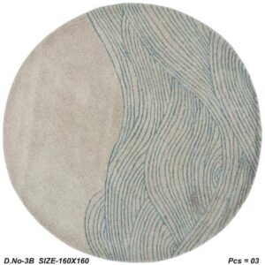Hand Tufted Round Shaggy Rug
