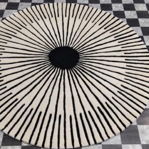 Hand Tufted Round Shaggy Rug