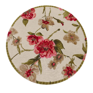 Hand Tufted Carpet NZ Wool Round Design