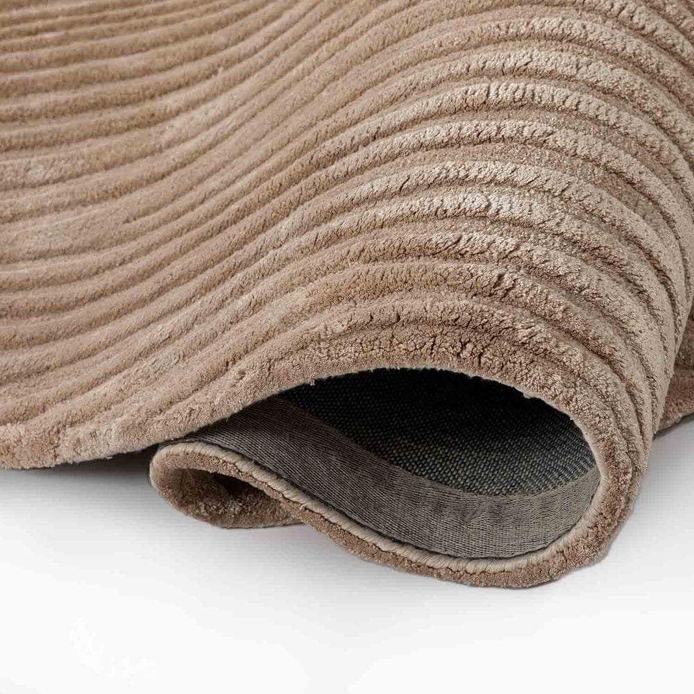 Handmade Tufted Pure Wool Geometric Carpet - Image 7