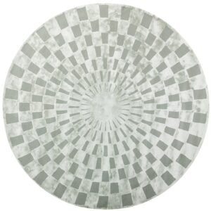 Radial Sunburst Hand-Tufted Wool & Viscose Round Area Rug